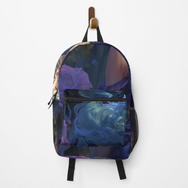 Item preview, Midnight Bloom: A Portrait Amidst Lavender Roses designed and sold by oanaunciuleanu.