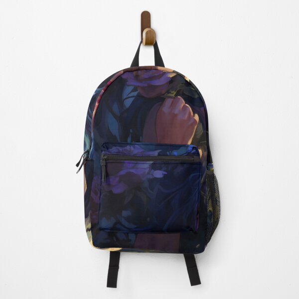 Item preview, Midnight Bloom: A Portrait Amidst Lavender Roses designed and sold by oanaunciuleanu.