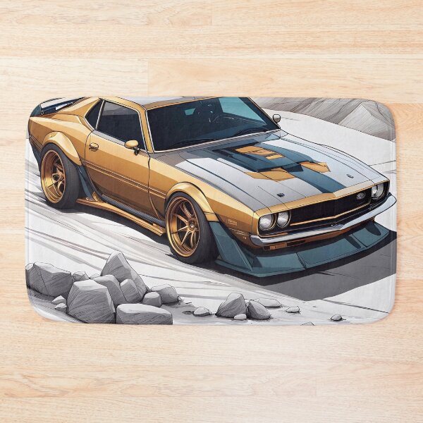 Item preview, American Muscle Car In The Mountains designed and sold by TheArtOfPat.