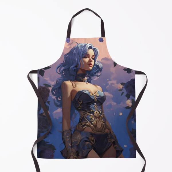 Item preview, Midnight Bloom: A Portrait Amidst Lavender Roses designed and sold by oanaunciuleanu.