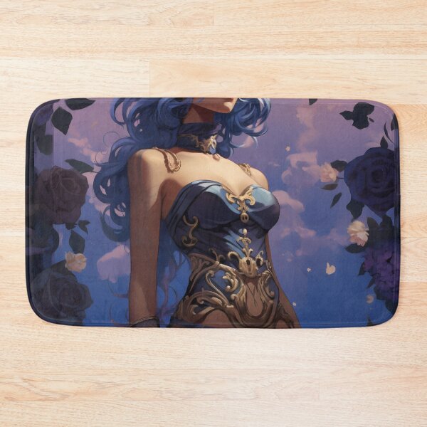 Item preview, Midnight Bloom: A Portrait Amidst Lavender Roses designed and sold by oanaunciuleanu.