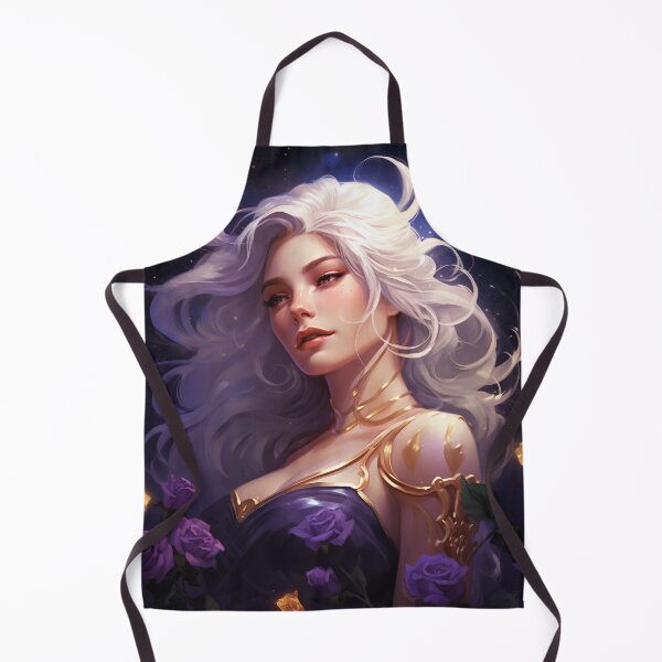 Item preview, Midnight Bloom: A Portrait Amidst Lavender Roses designed and sold by oanaunciuleanu.