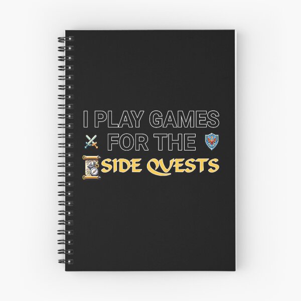 Item preview, I PLAY GAMES FOR THE SIDE QUESTS designed and sold by YokujinDesign.