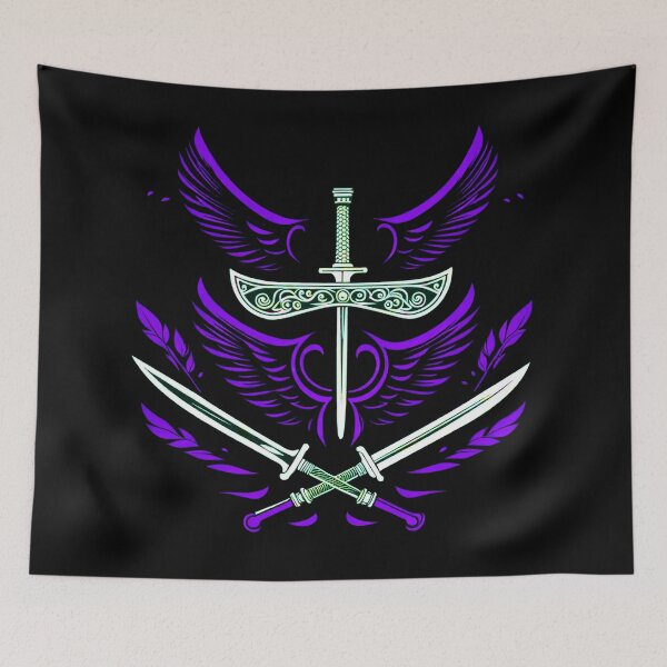 Item preview, Sword Wings Purple designed and sold by ephemerandom.
