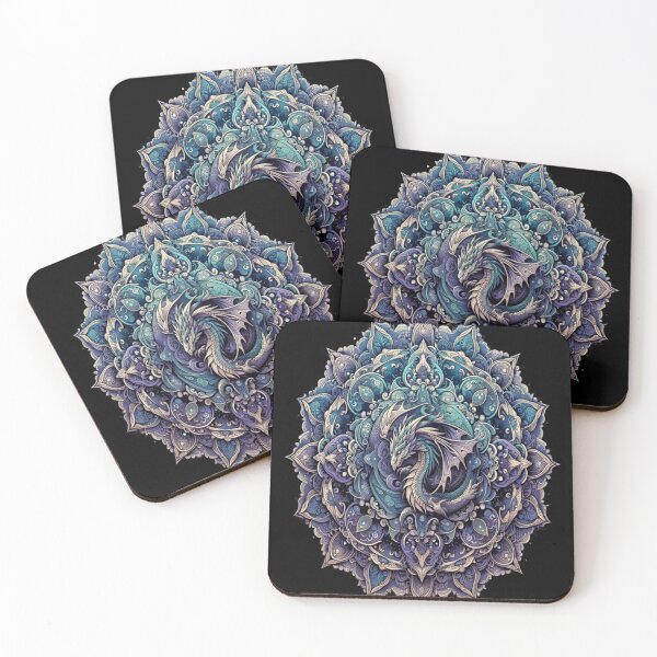 Item preview, Mystical Dragon Mandala Artwork designed and sold by TeslaSt0re.