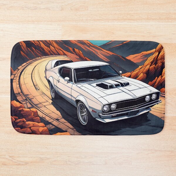 Item preview, American Muscle Car In The Mountains designed and sold by TheArtOfPat.