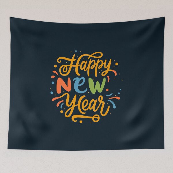 Item preview, Happy New Year 2024: Cheers to Cute Moments and Festive Fun designed and sold by FEBRICAST.