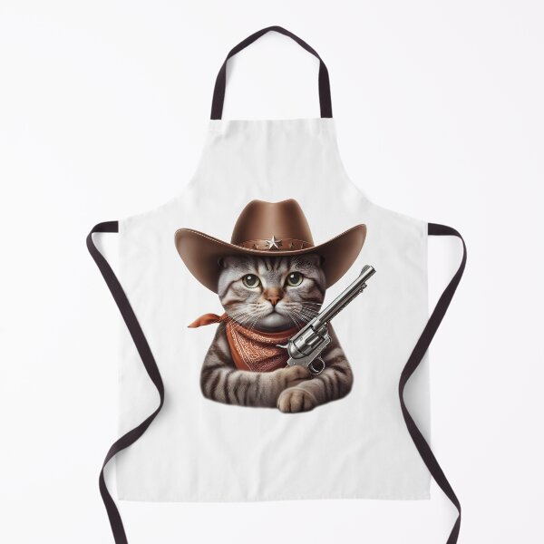 Item preview, funny cat cowboy designed and sold by tharika wiangkal.
