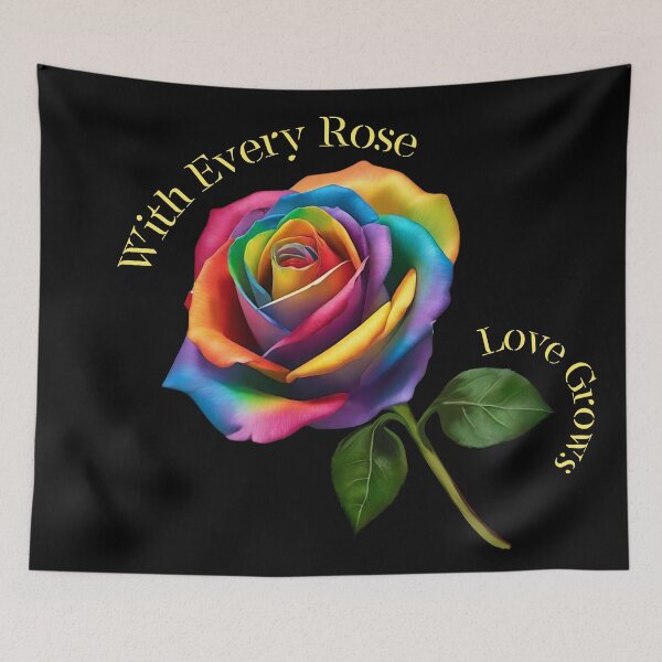Item preview, Rainbow Rose-Long Stem Rose designed and sold by artcolory.