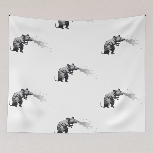 Item preview, Banksy corona virus rat sneezing designed and sold by Gianyyu.