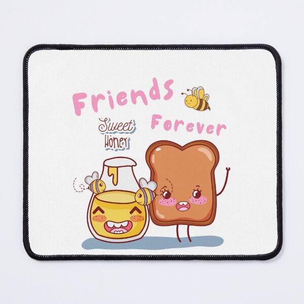 Item preview, Kawaii Toast Friends Forever  designed and sold by CyberArtistOne.