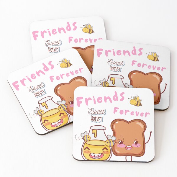 Item preview, Kawaii Toast Friends Forever  designed and sold by CyberArtistOne.