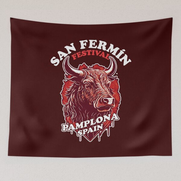 Item preview, San Fermín Festival - Pamplona, Spain - Running Of The Bulls designed and sold by TMBTM.