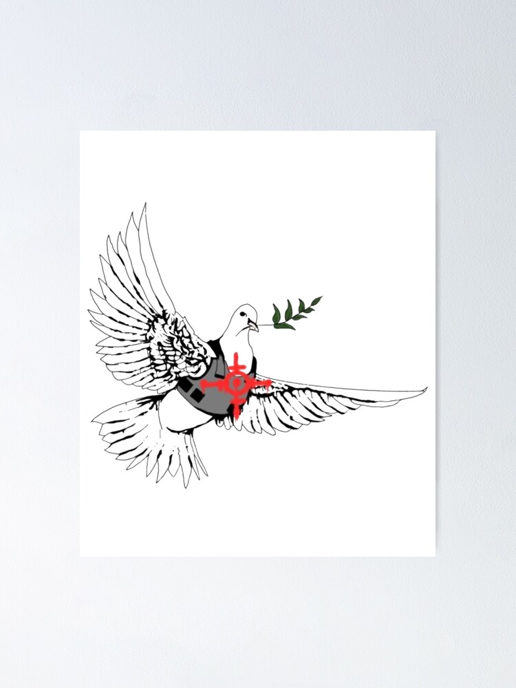 Banksy Armored Dove