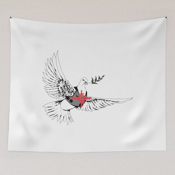 Item preview, Banksy Armored Dove designed and sold by Gianyyu.