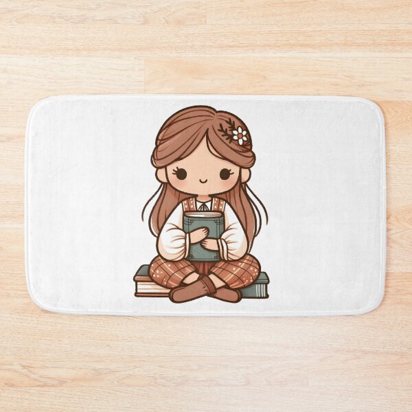 Item preview, Book Girl Bookish Bookworm for the Book Lover, Librarian and Teacher Gift designed and sold by ShoniwDesigns.