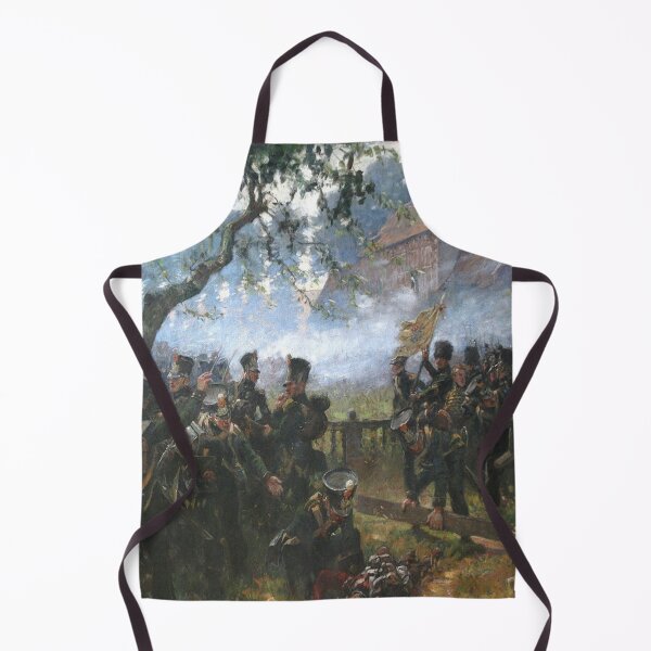 Item preview, Battle of Waterloo - 1815 - Nassau Troops at Hougoumont farm - Napoleonic Wars designed and sold by TheHappyK.