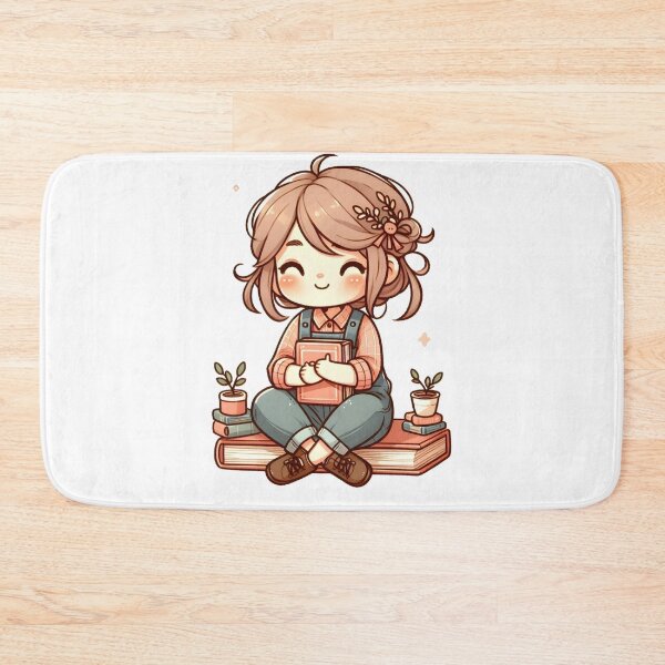 Item preview, Book Girl Bookish Bookworm for the Book Lover, Librarian and Teacher Gift designed and sold by ShoniwDesigns.