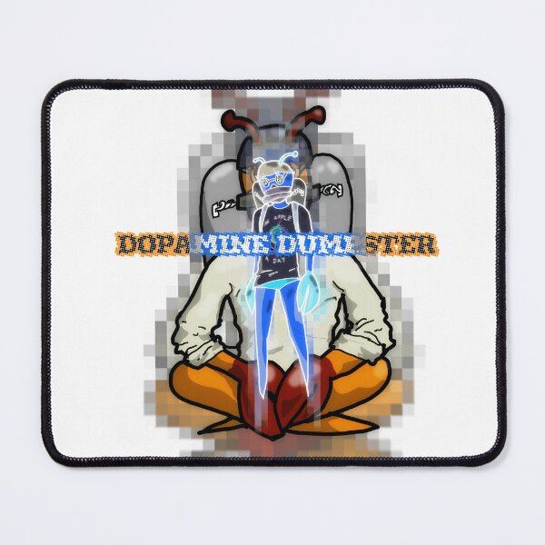 Item preview, Underwater Crustacean - Dopamine Dumpster inverted word art - standing design mosaic background designed and sold by Dopamine Dumpster.