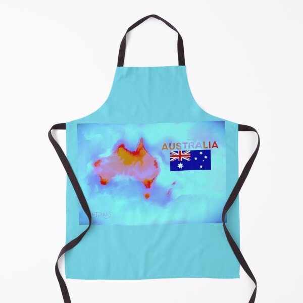 Item preview, Australia with flag designed and sold by EJCairns.