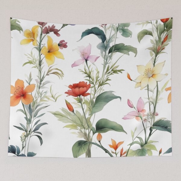 Item preview, Watercolor painting of blooming beauty 04 designed and sold by I-HERE.