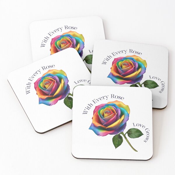 Item preview, Rainbow Rose-Long Stem Rose designed and sold by artcolory.