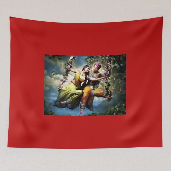 Item preview, Goddess Radha and Lord Krisna designed and sold by creativityen.