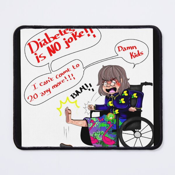 Item preview, diabetes is no joke designed and sold by Demonicdame.