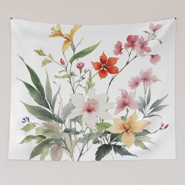 Item preview, Watercolor painting of blooming beauty 07 designed and sold by I-HERE.