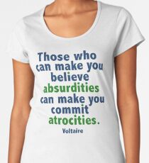 Facts Matter Women's Premium T-Shirt