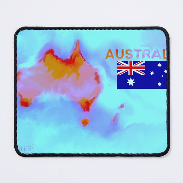 Item preview, Australia with flag designed and sold by EJCairns.