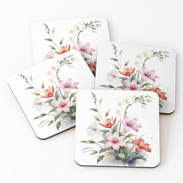 Item preview, Watercolor painting of blooming beauty 08 designed and sold by I-HERE.