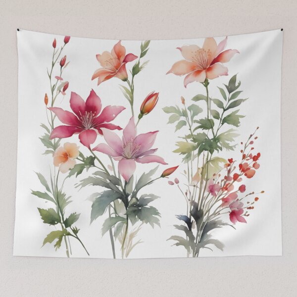 Item preview, Watercolor painting of blooming beauty 09 designed and sold by I-HERE.