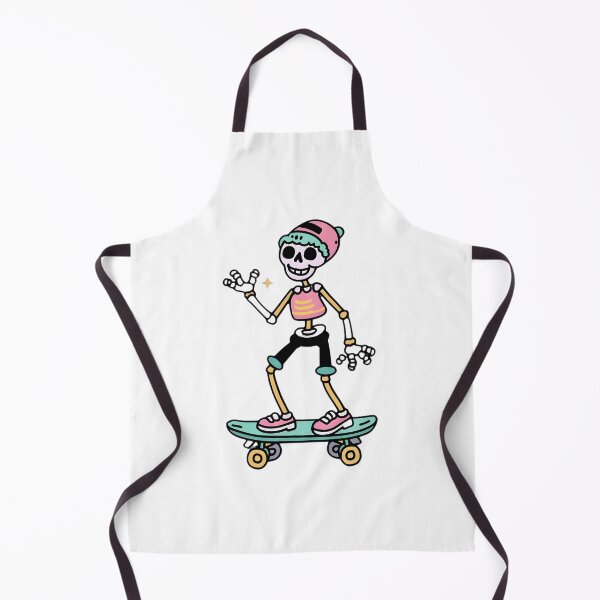 Item preview, Cute preppy skeleton skateboard designed and sold by Arun Fernando.