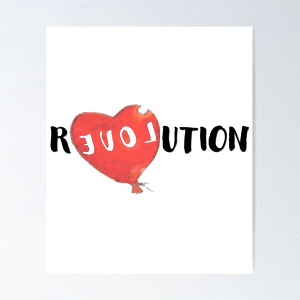 Item preview, Banksy Love Revolution  designed and sold by Gianyyu.