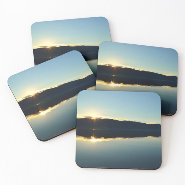 Item preview, Lake reflection sunset landscape photography designed and sold by by-jwp.