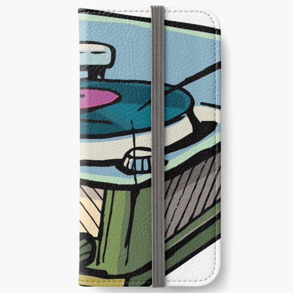 radio gramophone iPhone Wallet