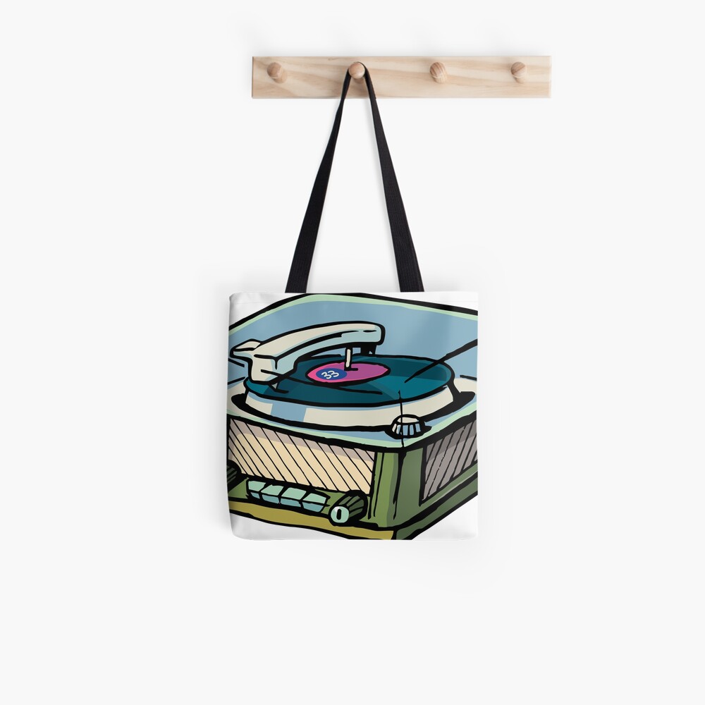 radio gramophone Tote Bag