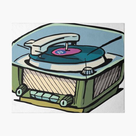 radio gramophone Art Board Print