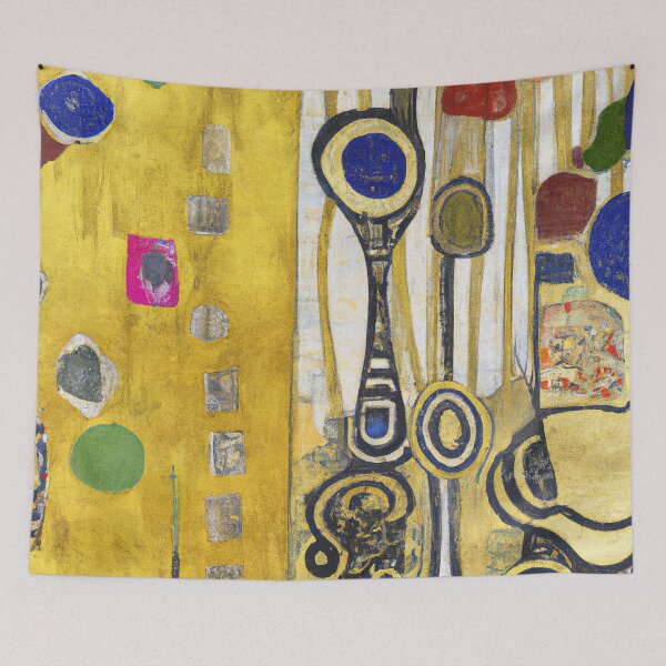 Item preview, Klimt Colourful Pattern designed and sold by maniacfitness.