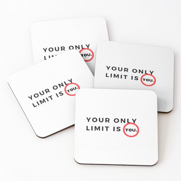 Item preview, Your only limit is you. - Motivational Quote designed and sold by Bananobanini.