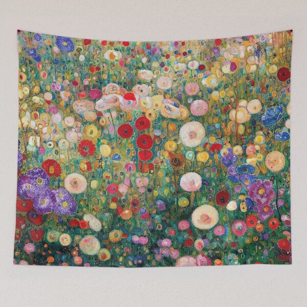 Item preview, Gustav Klimt Flower Garden designed and sold by maniacfitness.
