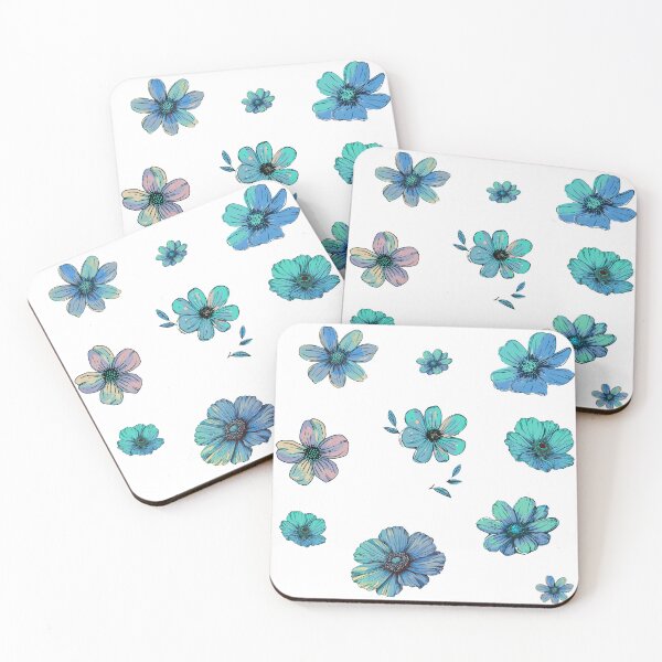 Item preview, Blue flowers from the garden designed and sold by FlowersColorful.