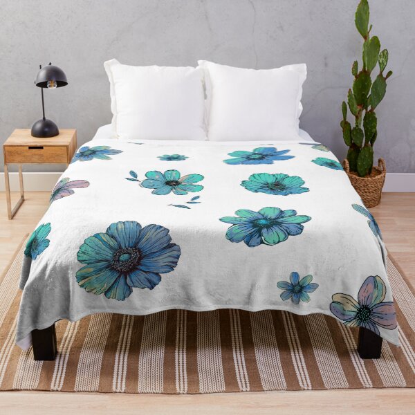 Item preview, Blue flowers from the garden designed and sold by FlowersColorful.