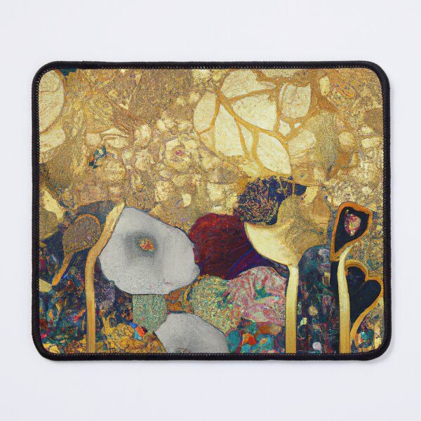 Artikelvorschau, Gustav Klimt Goldene Blumen entworfen und verkauft von maniacfitness.