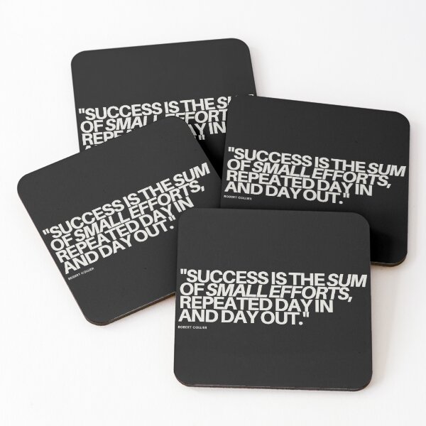 Item preview, "Success is the sum of small efforts, repeated day in and day out." - Robert Collier Success Quote designed and sold by Bananobanini.