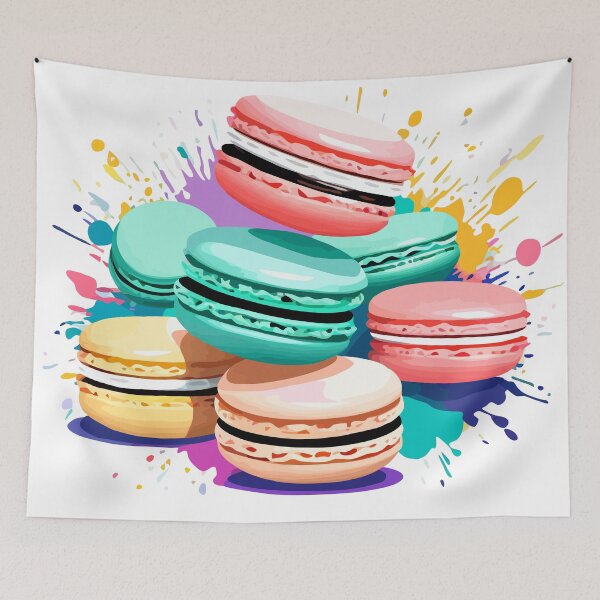 Item preview, Pastel Pleasantries Macarons Delight designed and sold by CrazySweets.