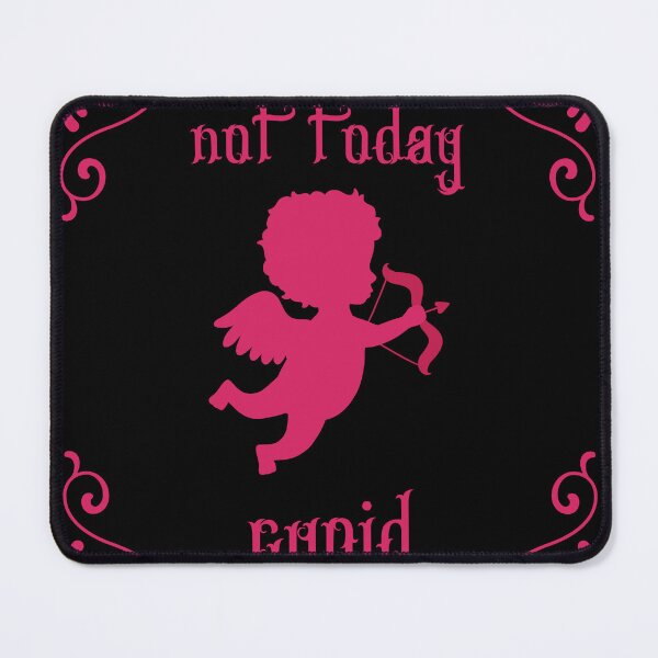 Item preview, Not Today Cupid - black background designed and sold by Starlett Designs.
