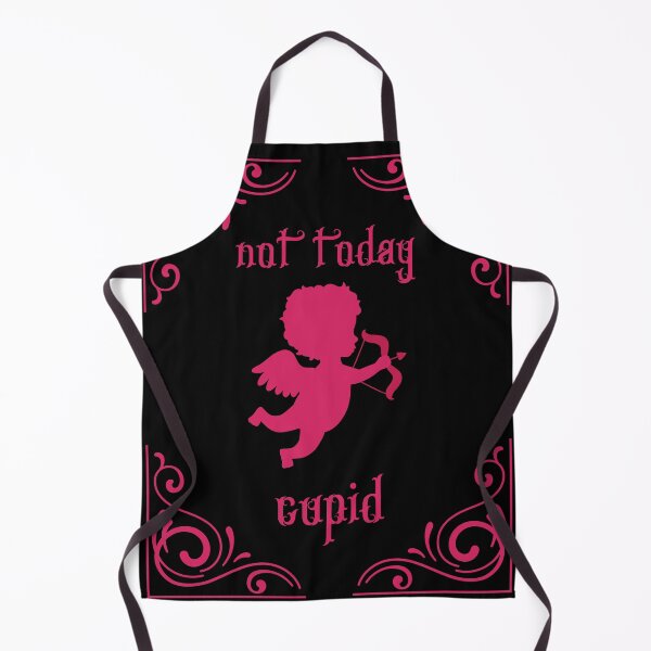 Item preview, Not Today Cupid - black background designed and sold by Starlett Designs.