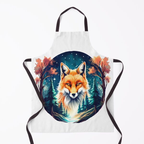 Artikelvorschau, Rotfuchs-Aquarellwald, Laub, Bäume, Wildtiere, Tiere entworfen und verkauft von BirdsnStuff.